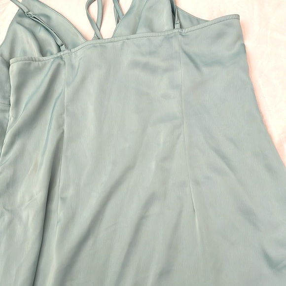 GARAGE brandy dress Teal size M - Picture 8 of 9